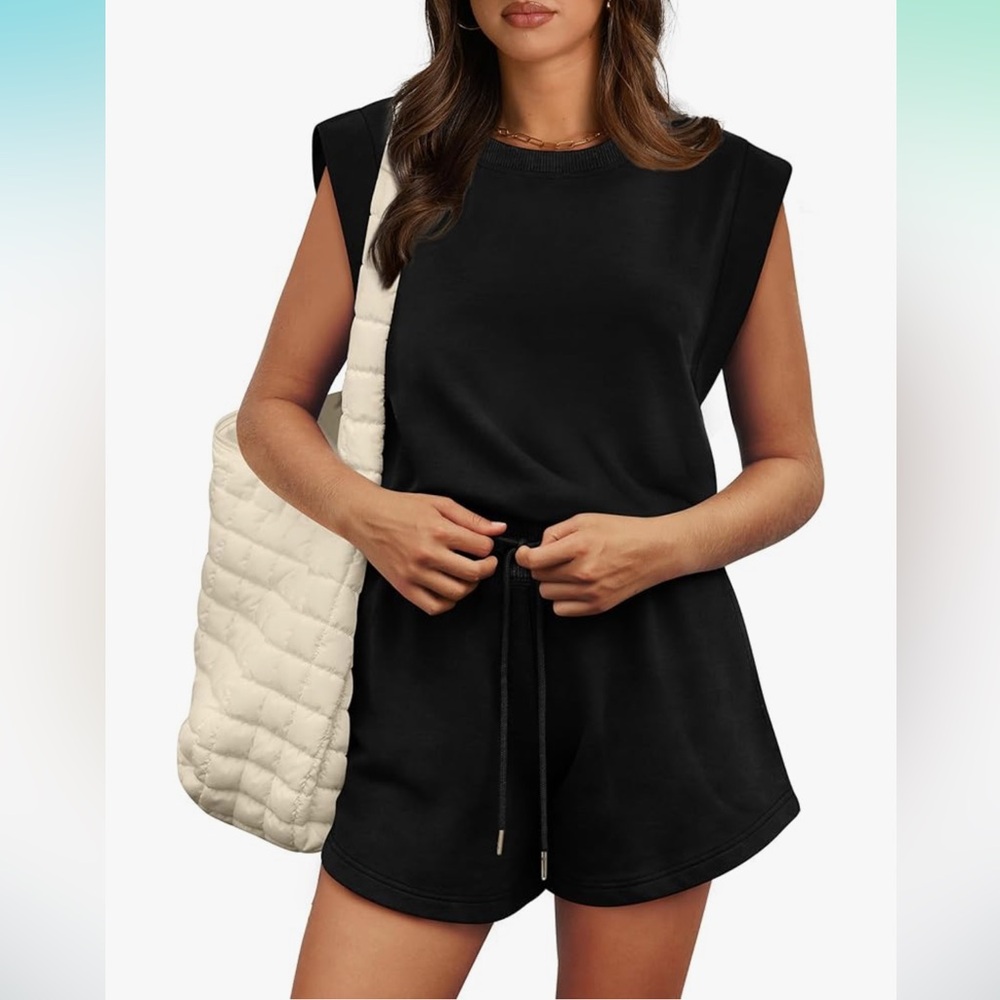 Black comfy romper